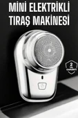 Seyahat Tipi Tıraş Makinesi Taşınabilir Kablosuz Mini Paslanmaz Çelik - 1