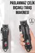 Sıfır Tıraş Makinesi Dijital Göstergeli Paslanmaz Çelik Bıçaklı Taşınabilir - 1