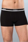 Relax Pamuklu Esnek Erkek Boxer Siyah - 1268A - 1