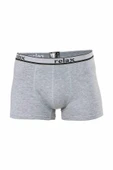 Relax Pamuklu Esnek Erkek Boxer Gri - 1268A - 1
