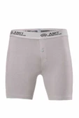 Likralı Uzun Erkek Boxer Gri - 1114A - 1