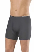 Bambu Düz Renk Erkek Boxer Füme - 1275A - 1