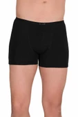 Erkek Modal Boxer Short Siyah 4488B - 1