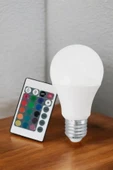 RGB Led Lamba Led Işık Ampul Renk Değiştirebilen 100 Watt - 2