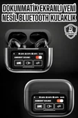 Bluetooth Kulaklık Kablosuz Ekranlı ANC/ENC Destekli Dokunmatik - 1