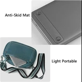 Redline Space M10 Pro 10.1" Uyumlu Kablosuz Bluetooth Şarj Edilebilir Katlanabilir Taşınabilir Klavye thumbnail 4