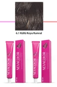 2 li Set Premium 6.1 Küllü Koyu Kumral - Kalıcı Krem Saç Boyası 2 X 50 g Tüp - 1