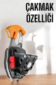 yeni nesil Kamp Feneri Çok Fonksiyonlu Fener Anahtarlık Usb Çakmaklı Cam Kırıcı Kemer Kesici Açacak - 4