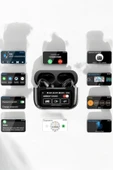 Bluetooth Kulaklık Kablosuz Ekranlı ANC/ENC Destekli Dokunmatik - 4
