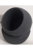 Mercan Saksı 2 Numara 0,35 Litre Su Hazneli Dekoratif Kaktüs Sukulent Saksı 11,8x9,2 cm - 3
