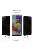 Samsung A32 Uyumlu Hayalet Ekran Gizli Tam Kaplayan Kırılmaz Cam Seramik Ekran Koruyucu Film - 3