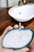 Epilasyon Aleti Bacaklar Kollar İçin Yıkanabilir Kristal Epilatör Tüy Silgi - 4