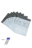 Cepli Mini Boy Kargo Poşeti 17x25+4 cm - 500 Adet (40+40=80 Mikron) - 1
