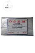 Bakkaliye Naylon Torba Beşlik 30x52 cm 1 kg 1 Paket (Takriben 105 Adet) - 1