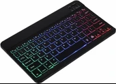 Huawei Matepad T10S 10.1" Uyumlu Kablosuz Bluetooth Şarjlı Rgp 7 Renk Işıklı Klavye - 8
