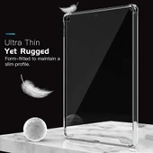 Samsung Galaxy Tab S8/S9/S9 FE Kılıf Anti Şeffaf Silikon Arka Kapak - 4