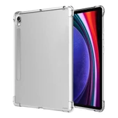 Samsung Galaxy Tab S8/S9/S9 FE Kılıf Anti Şeffaf Silikon Arka Kapak - 1