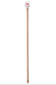 19 Cm Kayın Ahşap 80 cm Oklava  BLS-9004 - 1