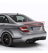 Mercedes W204 Oem Spoiler Pianoblack - 1