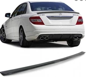 Mercedes W204 Oem Spoiler Pianoblack - 2