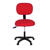 TÜRKSİT EKO KOLÇAKSIZ KOLTUK PLASTİK AYAK KIRMIZI - 1