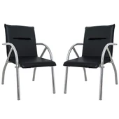 Türksit 32'lik Karizma Bekleme Koltuğu Siyah 2 Adet Set - 1