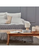 Pamuklu Nevresim Takımı Çift Kişilik Taren Gri thumbnail 1