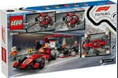 LEGO City 60443 F1 Pit Stop and Pit Crew with Ferrari Car - 2