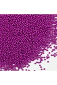 Fuşya Renk 4 mm Yaklaşık 1100 adet / 100 gram Cam Boncuk Oya Yazma Bileklik ve Kolye - 4