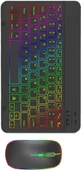Huawei MatePad 11.5"S PaperMatte Edition Uyumlu Kablosuz Bluetooth Şarjlı Rgp 7 Renk Işıklı Klavye Mouse Seti - 2
