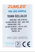 Zumled 9W Beyaz LED Ampul 201 thumbnail 2