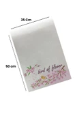 Valerine Life Lezzet Kuşu Pembe Mutfak Kurulama Fırın Beyaz El Havlusu %100 Pamuklu 35x50cm 2 Adet - 2