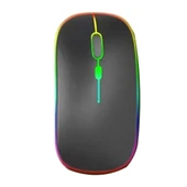 Lenovo Tab M10 Plus TB128FU 10.61" Uyumlu Kablosuz Bluetooth Şarjlı Rgp 7 Renk Işıklı Klavye Mouse Seti thumbnail 5