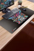 SonicTouch UltraGrand Hayat Kısa Kuşlar Uçuyor Grafiti Xxl Sıvı Geçirmez Gamer Oyuncu Klavye Mouse Pad 40x90Cm - 3