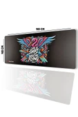 SonicTouch UltraGrand Hayat Kısa Kuşlar Uçuyor Grafiti Xxl Sıvı Geçirmez Gamer Oyuncu Klavye Mouse Pad 40x90Cm - 1