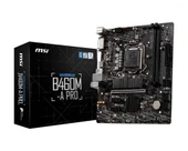 MSI B460M-A PRO Soket 1200 DDR4 2933 DVI HDMI M.2 USB 3.2 MATX Anakart - 1
