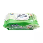 FAMİLİA ISLAK HAVLU YEŞİL 90LI - 1