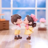 Romantik Çift Figürleri , Sevimli figürler, Biblo hediyelik oyuncak - 1