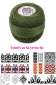 Kaplan Etamin Ve Kanaviçe İpi 8 No Kod/Renk: 1015 - thumbnail 2