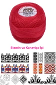 Kaplan Etamin Ve Kanaviçe İpi 8 No Kod/Renk: NAR ÇİÇEĞİ - thumbnail 2