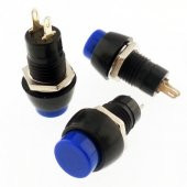 BUTON  R18 mini Yuvarlak MAVİ   (PBS20B) IC-191 - 1