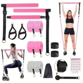 Valkyrie Full Vücut Pilates Bar Seti Egzersiz Çubuğu Ayarlanabilir Evde Onlarcak Farklı Spor Jimnastik Olanağı Kapı Askılı Çantalı - 1