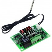 XH-W1219 DC 12V Çift Ekran Dijital Sıcaklık Kontrol Kartı Termostat ( Kuluçka Kümes ) - 1