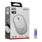Altec Lansing ALBM7314 Beyaz 2.4GHz USB 1200DPI Alkalin Pilli Kablosuz Mouse thumbnail 2