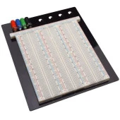 3 LÜ Büyük Boy Breadboard 2390 Delik Beyaz Born Klemensli ( 2,54 Header Uyumlu ) - 1