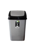 Fantastik Sallanır Kapak Plastik Banyo Mutfak Çöp Kovası Kutusu / 5 Litre E241 - 1