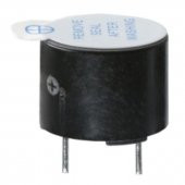 Buzzer 5V ~ 12V 12x10mm  ZX12A12 Siyah Pcb Tip IC-219 - 2