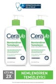CERAVE NORMAL VE KURU CİLTLER İÇİN NEMLENDİREN TEMİZLEYİCİ 473ML  2 ADET - 1