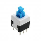 BUTON PUSH 8x8mm 6 Pin PCB Tip 6 Pin Sarı+Beyaz+Siyah  IC-199 - 1