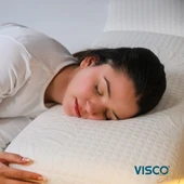 Visco Yastık Uzun Klasik Yastık Norma Doğal Viskon Kılıflı Ergonomik Yastık 80x40x12 cm - 6